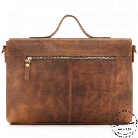 Кожаный портфель "Честер" (коричневый винтаж)